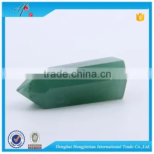 Antique Imitation Home Decor Green Aventurine Crystal Column thumbnail-1