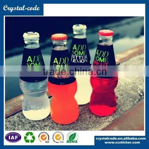 Customized Cheap Blank Champagne Plastic Juice Bottle Label thumbnail-5