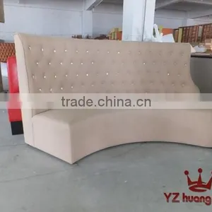 Wooden u Shape Booth for Restaurant YK213 thumbnail-4