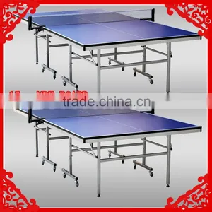 CANGSHI FACTORY Table Tennis Table Double Folding and Moving Ping Pong Table thumbnail-1