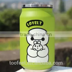 260ml Cold Water Bottle,screwd Loop Lid Single Wall Stainless Steel Mug,customized Drinking Bottle thumbnail-3