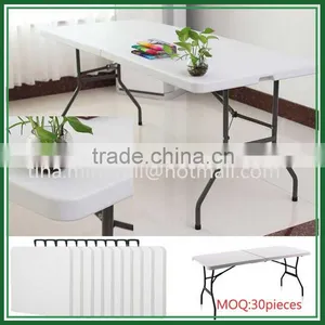 Retail Plastic HDPE 8FT Outdoor Folding Table for Garden thumbnail-4