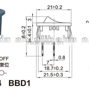 Toy Switch,4p IP54 Waterproof Rocker Switch With Lock,IP65 Waterproof 4p Locked Rocker Switch thumbnail-5