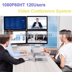 Communication Multi-point Control Units 1080P 120 Users hd Video Conference System With Project Solution thumbnail-1