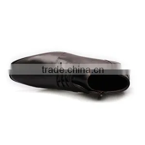Bulk Wholesale Genuine Leather Lace-up Ankle Branded Men Loafer Boots thumbnail-3