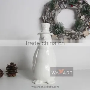 Elegant Christmas Animal Statues Ceramic Penguins thumbnail-2