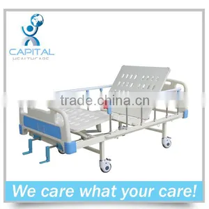 CP-M721 Foshan Manual Two Function Medical Bed thumbnail-1