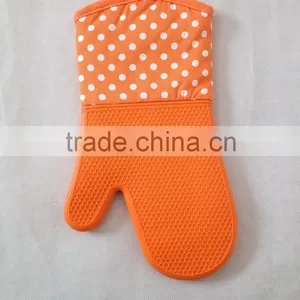 Hot Sale Heat Resistant Silicone Oven Mitts for Cooking, Baking and BBQ thumbnail-1