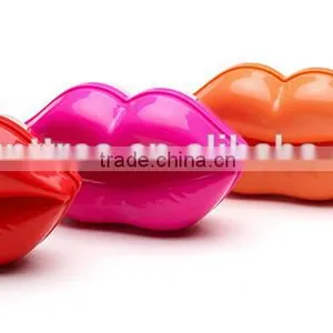 New Style Professional Lip Shape Customized Head Massage Styling Care Easy Carry Hair Comb With Mirrow thumbnail-2