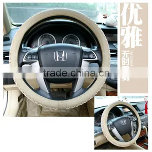Ice Silk to Sets of Car Steering Wheel Cover Boutique Interior Protective Sleeve thumbnail-5