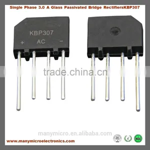 Single Phase 3.0 A Glass Passivated Bridge Rectifiers KBP307 thumbnail-4