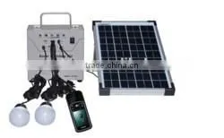 ES0107 Hot Led Mini 10W Portable DC Solar Lighting Kit for Wholesale thumbnail-1