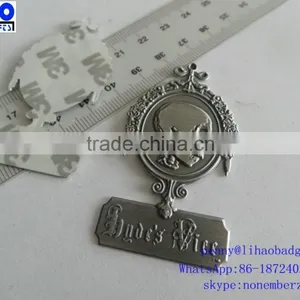 Cheap Bulk Custom Etched Logo Metal Label for Furniture thumbnail-1