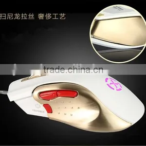 Latest Private Model Metal Sides 8d Funny Computer Glowing Gaming Mouse With Driver thumbnail-5