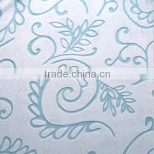 Flower Embossed Flannel Fleece Fabric,3d Bedding Sets Fabric thumbnail-6