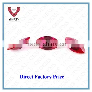 #5 Ruby Marquise Shape Loose Synthetic Corundum thumbnail-1