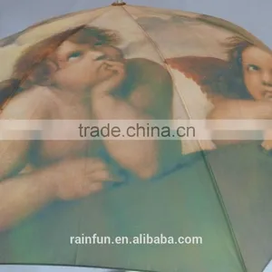 Automatic Long Customized Promotion Umbrella thumbnail-5