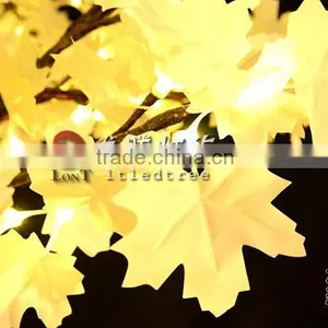 Building Decoration Artificial Maple Leaf Outdoor Lighted Trees thumbnail-5