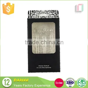 Wholesale Unique Design Spot uv Embossed Custom Free Sample Data Cable Package Box With Hang Hole thumbnail-5