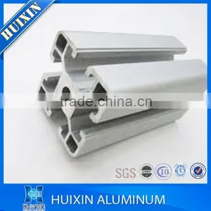 High Quality Anodized Silver Assembly Line Aluminium t Shape Extrusion Profile thumbnail-1