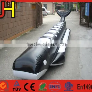 2016 Hot Summer Water Park Inflatable Whale Banana Boat For Sale thumbnail-1