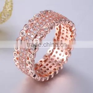 Factory Direct Sale Rose Gold Ring 925 Silver Ring Charm thumbnail-1