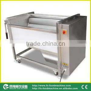 Ginger Washing and Peeling Machine Potato Brush Peeler Machine With Mix Brushes thumbnail-2