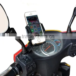 Motorcycle Usb Mobile Phone Charger With Phone Mount Holder thumbnail-1