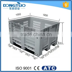 Best Price Heavy Duty Plastic Pallet Crate, Mesh Pallet Box thumbnail-1