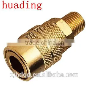 USA Type Quick Coupler ,milton Type Male Type ,1/4" 3/8" 1/2" NPT Forged Brass Coupler thumbnail-1
