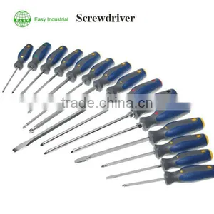 High Quality 45 Carbon Steel Crv Slotted Plastic Handle Screwdriver thumbnail-1