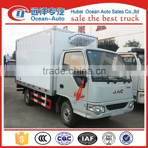 JAC 4X2 Refrigerator Truck With Gasoline Engine for Sale thumbnail-1