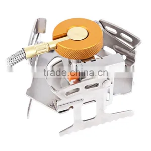 AOTU Split Type Flat Camping Stove Head With High Temperature Resistant Folding Bracket Lighter Butane Gas Stove thumbnail-3