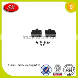 High Quality Metal Precision Aluminum Black Powder Coat u Bracket , Metal Stamping thumbnail-1