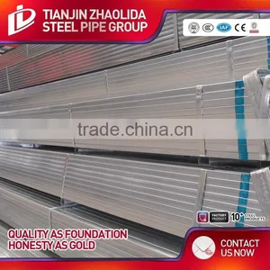 Cold Rolled Dia 10 mm - 101 mm Galvanized Steel Pipe Online Product Selling Websites for Greenhouse Furniture Fence Post thumbnail-1