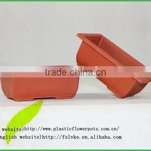 Rectangular Plastic Trough Flower Pots thumbnail-3