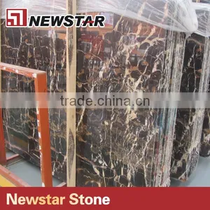 Suitable Color For Table Black & Gold Marble For Top Dining Table thumbnail-5