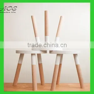 Custom Wooden Stool/solid Wood Stool/custom Color Stool thumbnail-1
