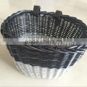 Willow Wicker Bike Basket Made in China and Hotsale Bicycle Basket thumbnail-1