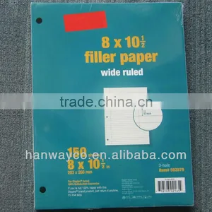 Notebook Wide Ruled Filler Paper 8" x 10-1/2" Stocklots thumbnail-1