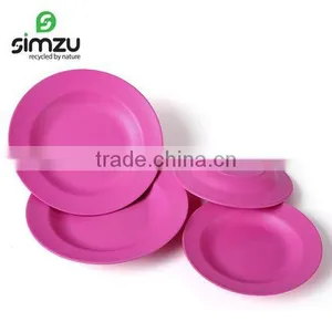 Factory Wholesale Biodegradable Bamboo Fiber Eco Plate thumbnail-1
