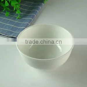 Bulk Stock Round White Ceramic Soup&Salsad Bowl thumbnail-1