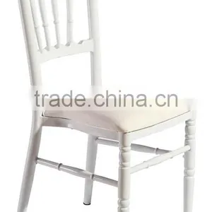 Wholesale Quality Stackable White Aluminum Napoleon Chair QL-D908 thumbnail-1