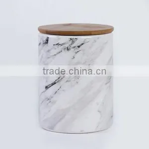 Modern Pattern Design Ceremic Storage Jar With Lid thumbnail-2