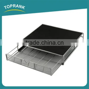 36pcs Coffee Pod Stand Black Metal Storage Drawer Holder for Coffee Capsules thumbnail-2