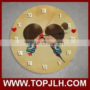 30 cm Glass Wall Clock DIY Sublimation Photo Printing Clock thumbnail-3