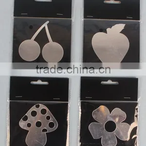 Silver Fruits Mirror Stickers for Kids thumbnail-1