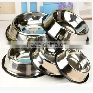Large Capacity Stainless Steel Dog Bowl, PET Feeding Bowl, Cat Bowl (32oz) thumbnail-1