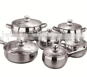 10pcs Stainless Steel Soup Pot Set Cookware Set thumbnail-4