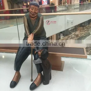 Old Man Statue Character for Mall thumbnail-1